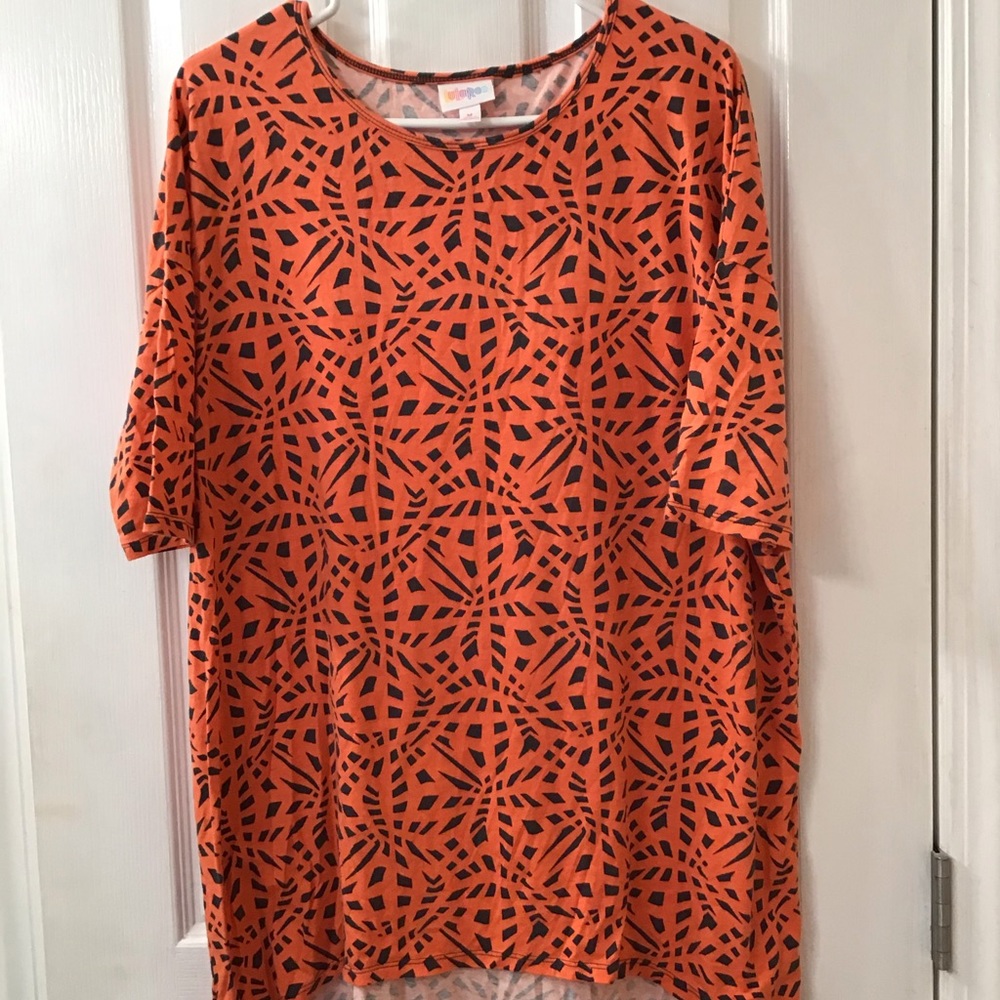 Orange LuLaRoe Irma, Medium